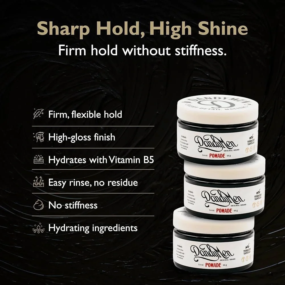 DandyMen Tobacco Vanilla Pomade 3.4oz